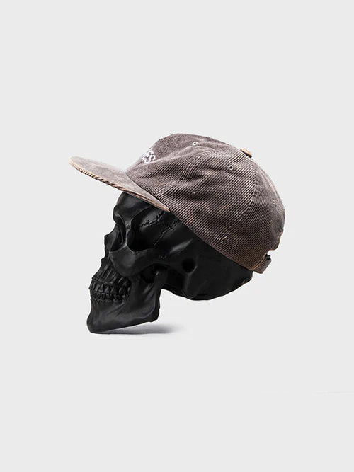 Bones Club Cord Cap WASHED GREY