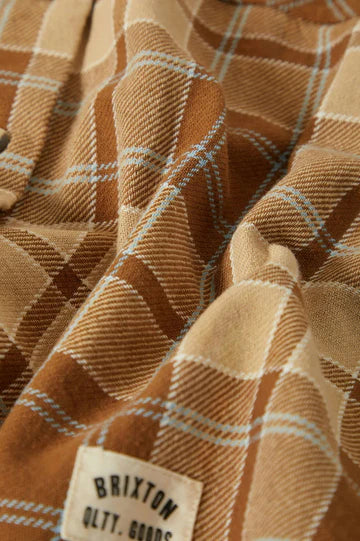 BRIXTON // Bowery Vintage LS Overshirt WASHED COPPER