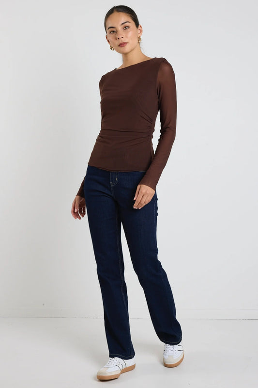 STORIES BE TOLD // Bravo Chocolate Mesh Top