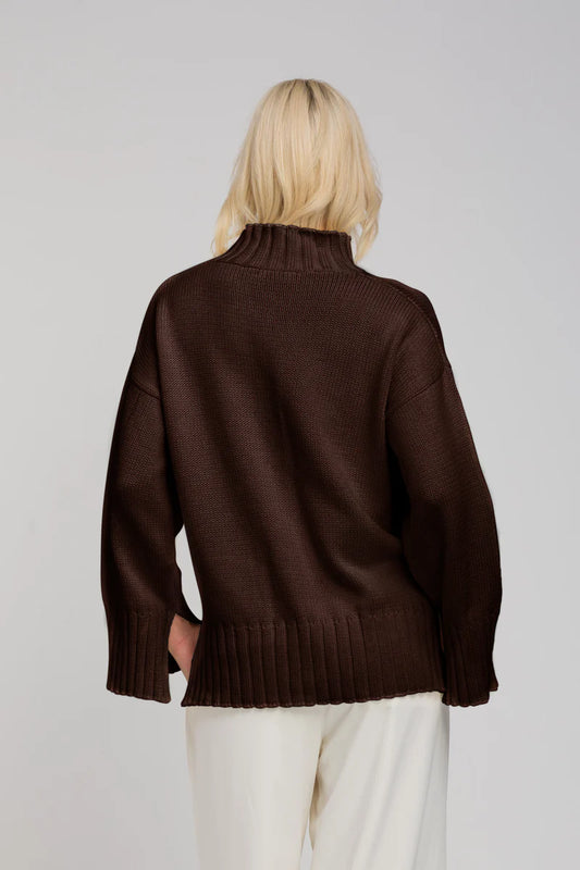 BLAK // Bring It Back Jumper CHOCOLATE