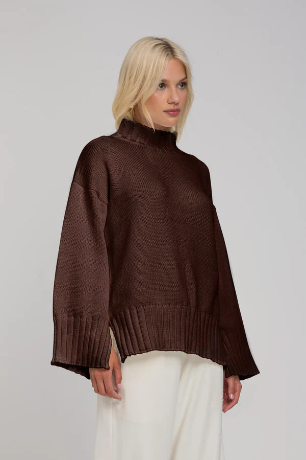 BLAK // Bring It Back Jumper CHOCOLATE
