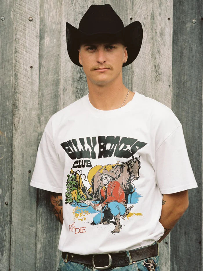 BILLY BONES // Bronco Moonlight Tee WHITE
