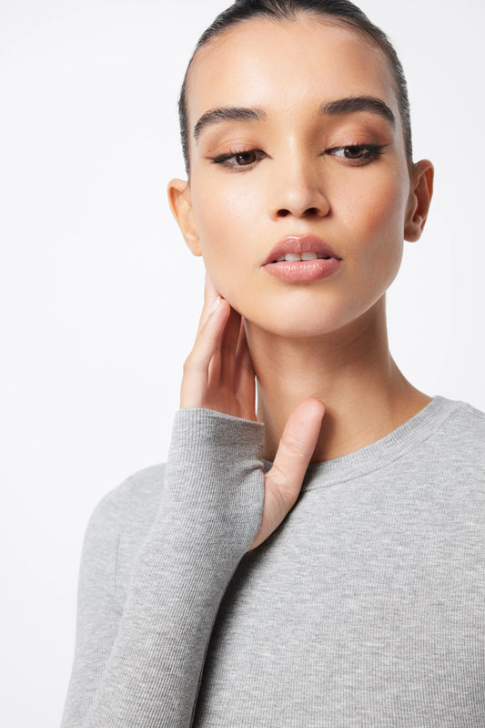 MOSSMAN // Brooklyn Top GREY MARLE