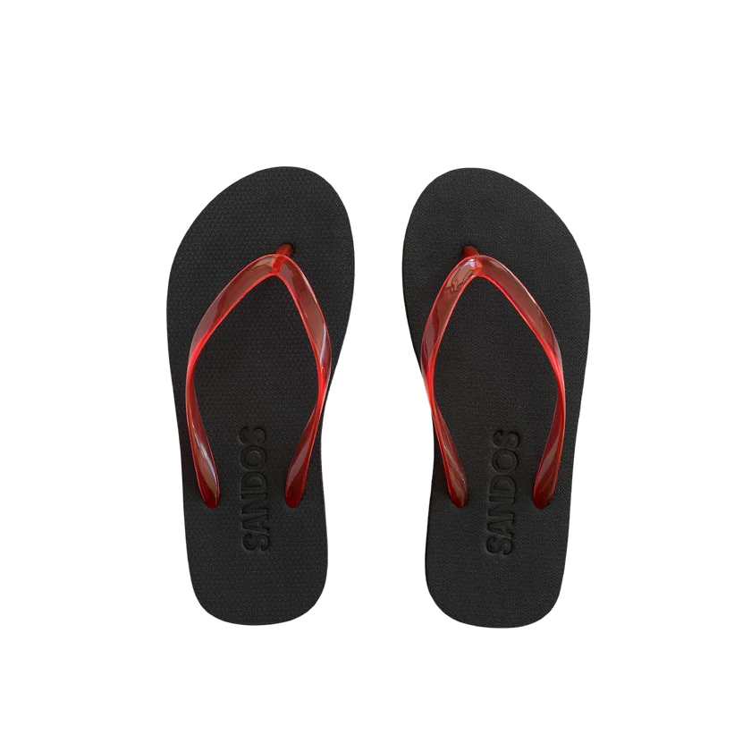 Jelly Wide Flip Flop CHERRY BOMB