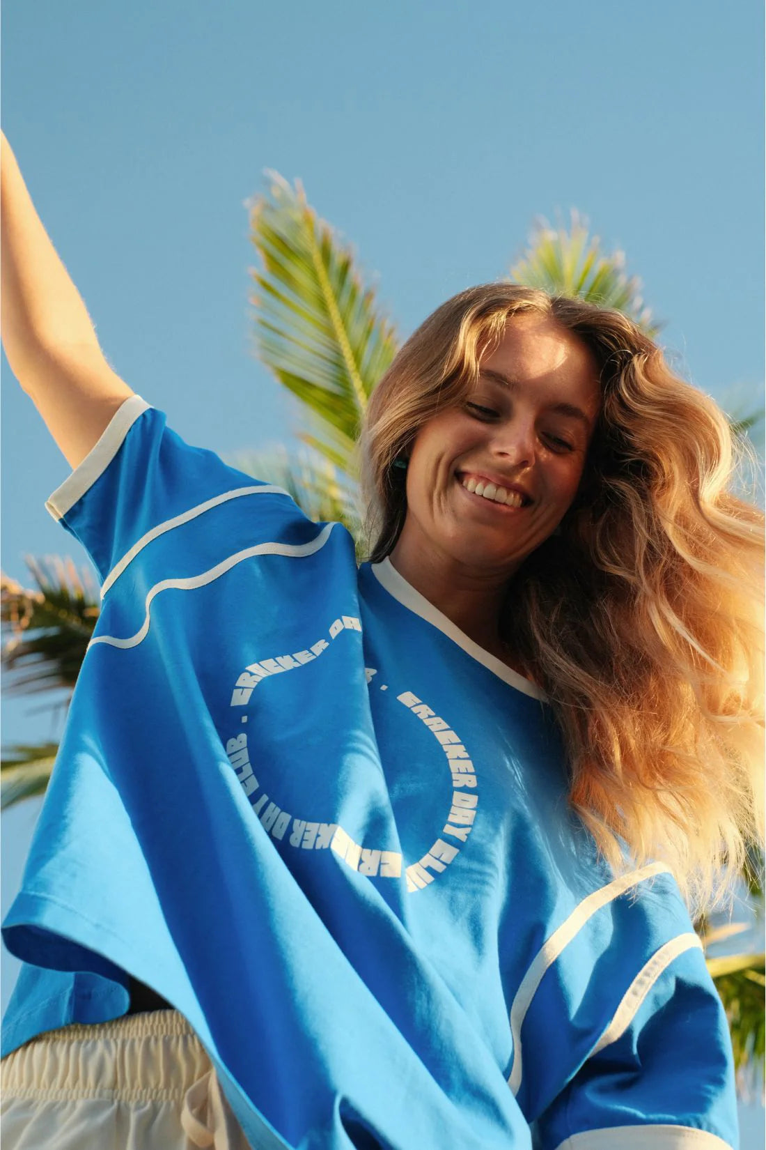 CRACKER DAY CLUB // Racer Club Tee BLUE