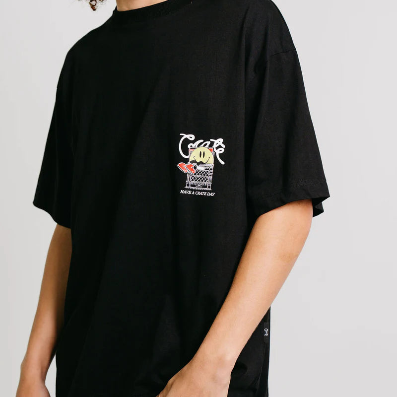CRATE // Have A Crate Day Box Fit Tee BLACK
