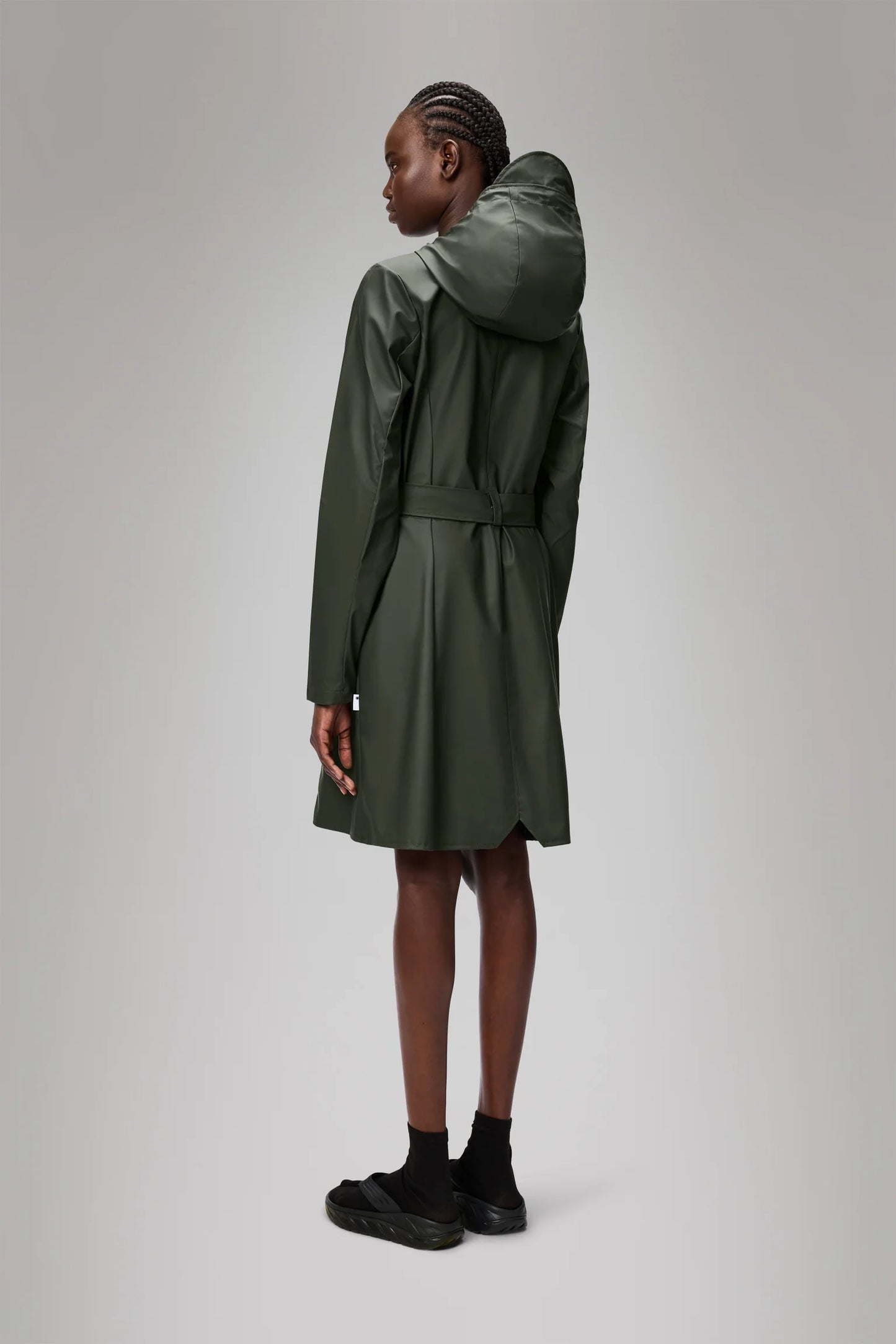 RAINS // Curve Jacket GREEN