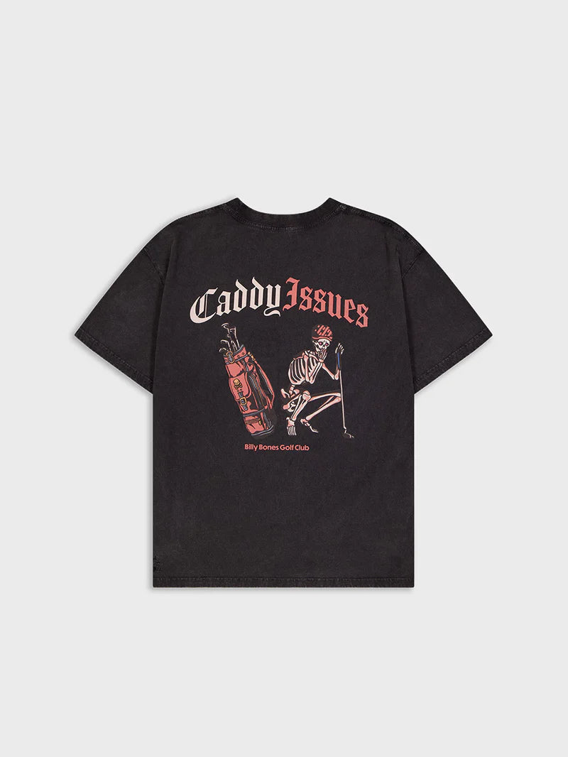 BILLY BONES // Caddy Issues Tee ACID BLACK