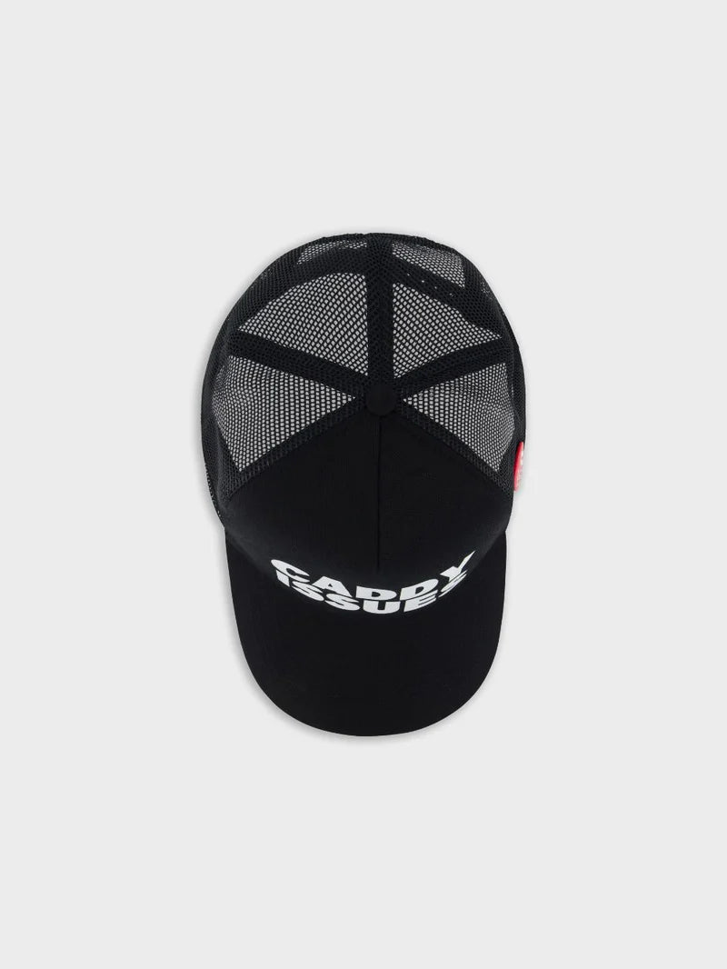 BILLY BONES // Caddy Issues Mesh Trucker BLACK