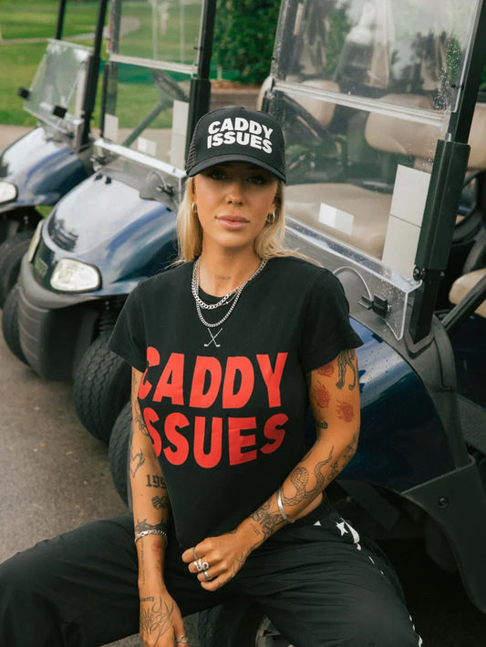 BILLY BONES // Caddy Issues Mesh Trucker BLACK