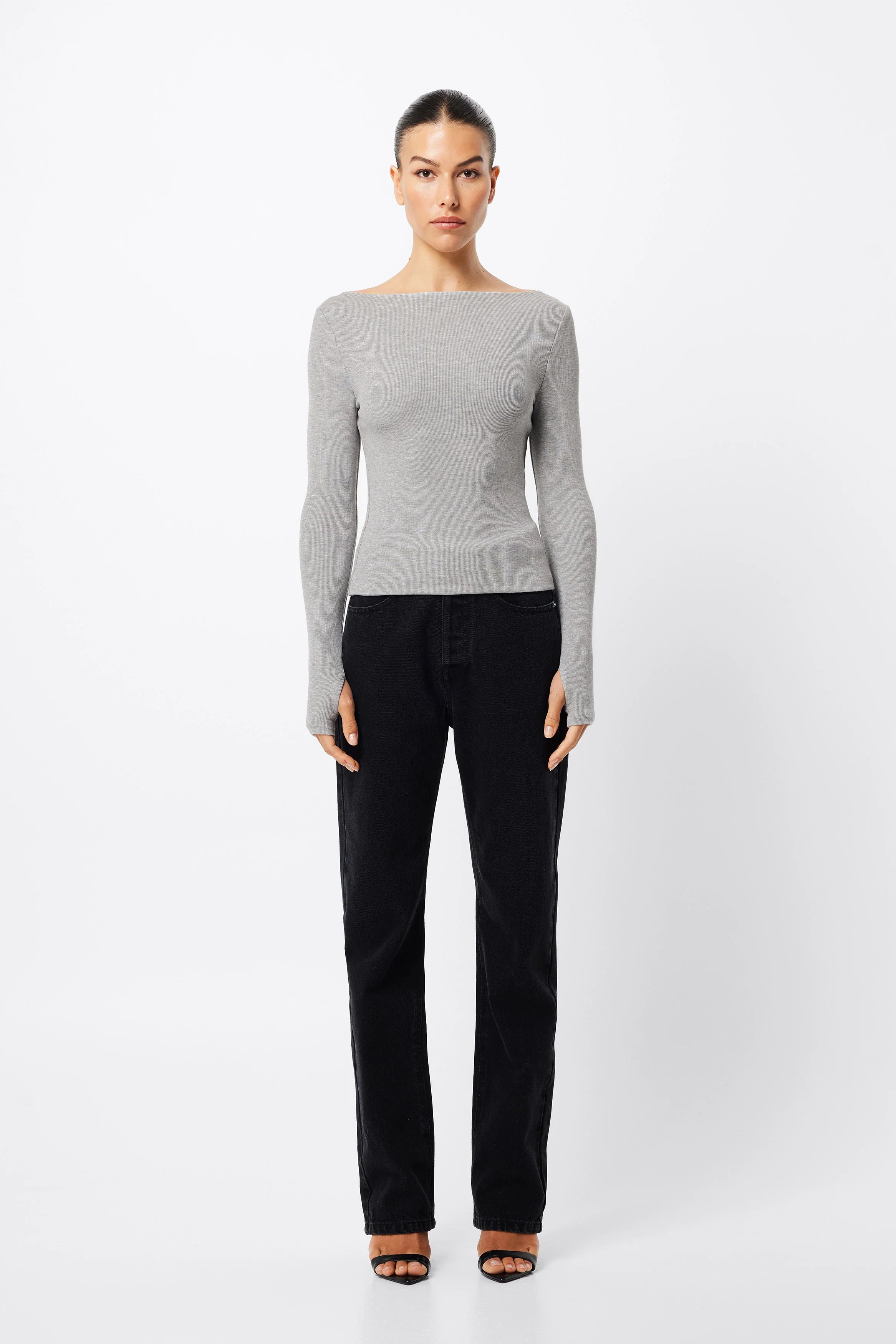 Camden Top GREY MARLE