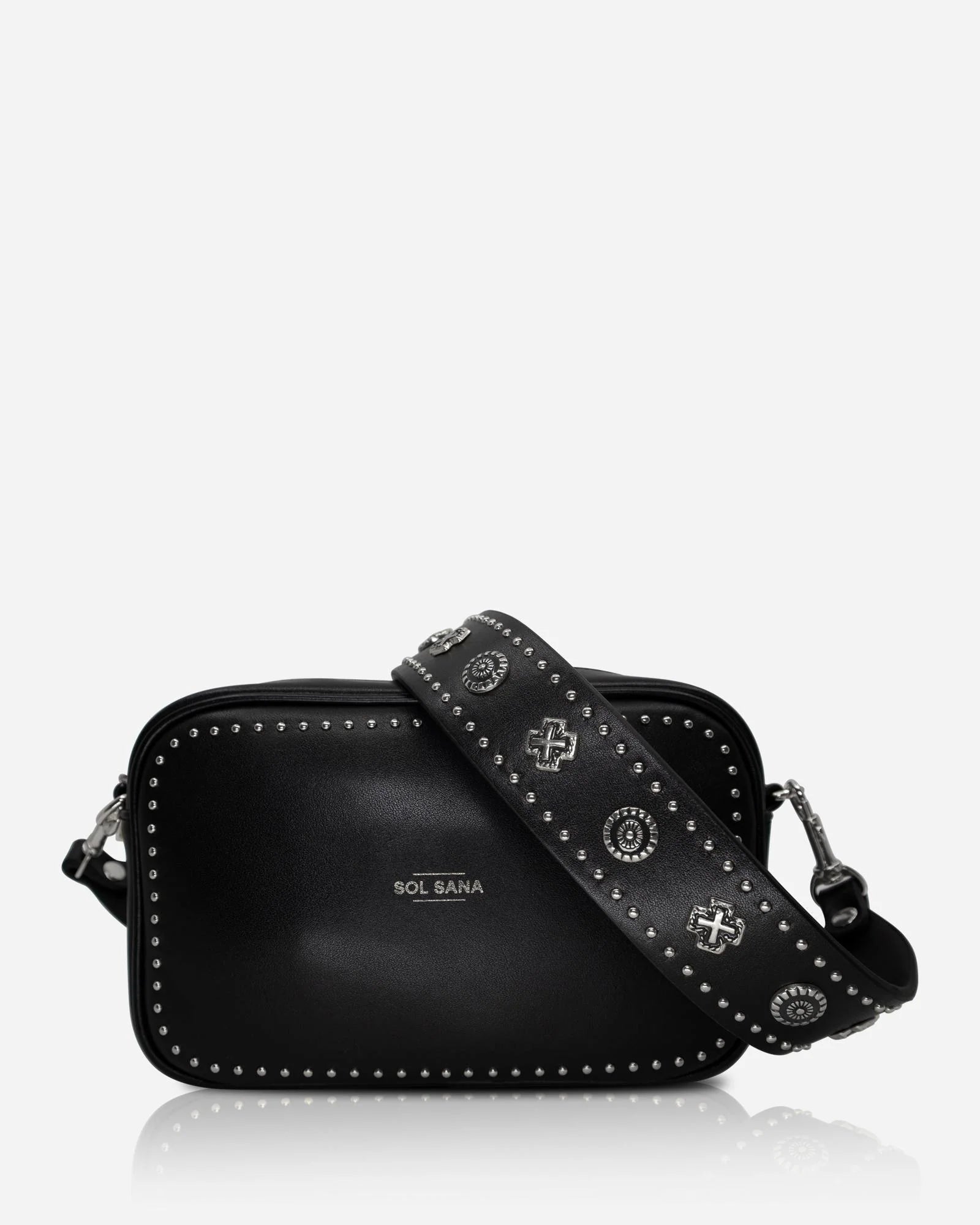 SOL SANA // Camera Bag BLACK SILVER
