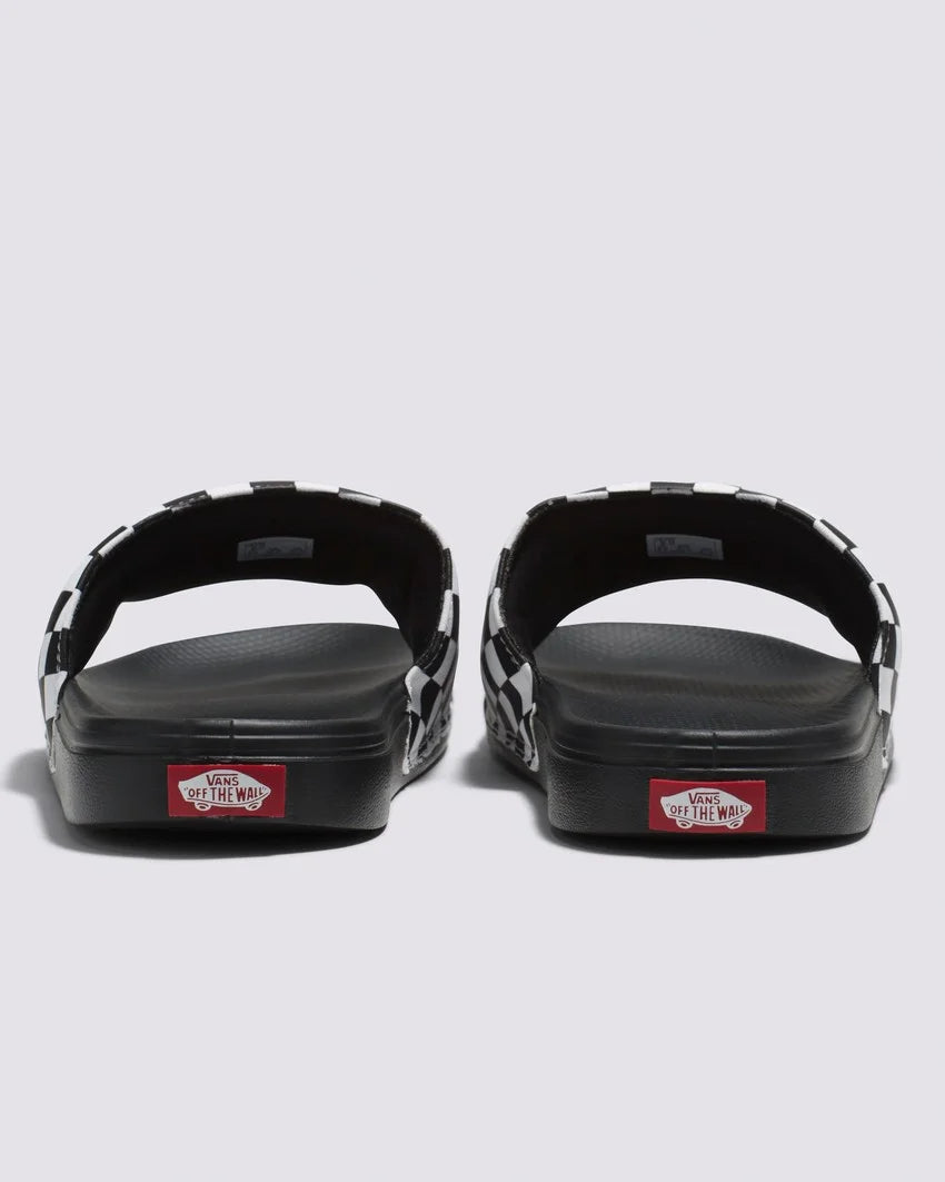 VANS // La Costa Slide On BLACK/WHITE CHECKERBOARD
