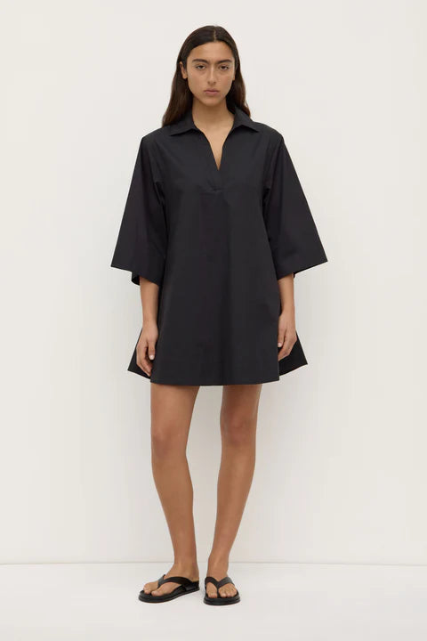 ASSEMBLY LABEL // Claire Mini Shirt Dress BLACK