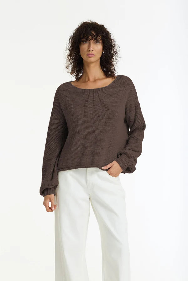 Close Sweater CHOCOLATE