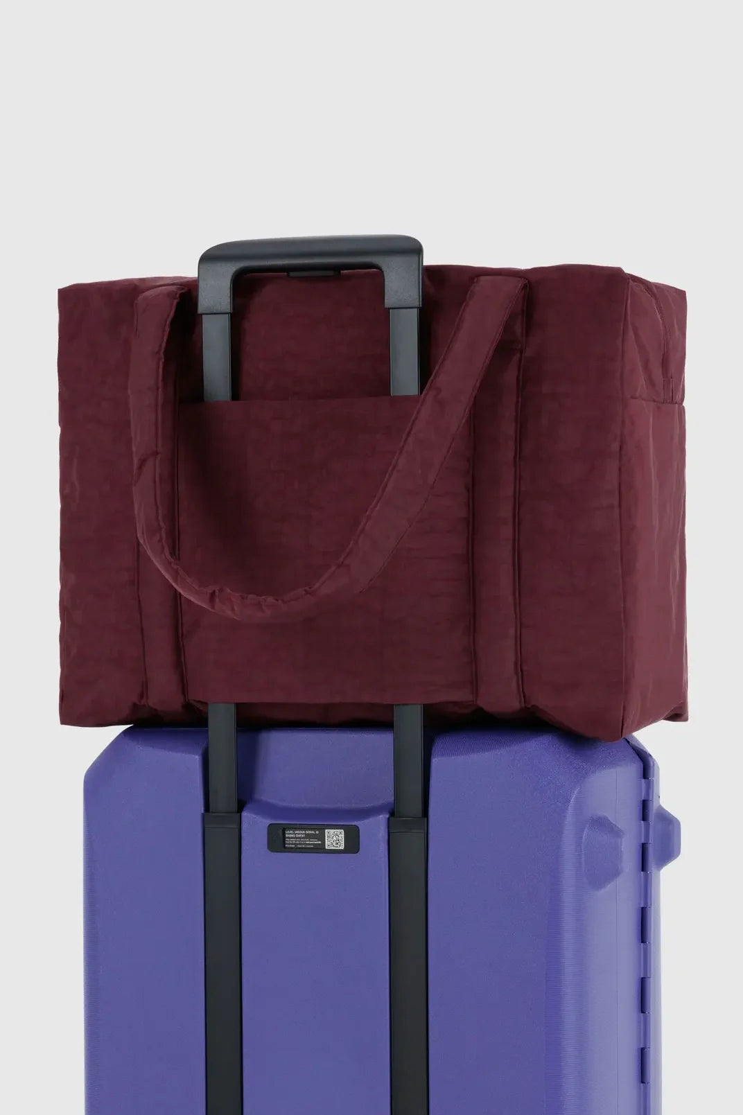 BAGGU // SMALL Cloud Carry-on MAHOGONY