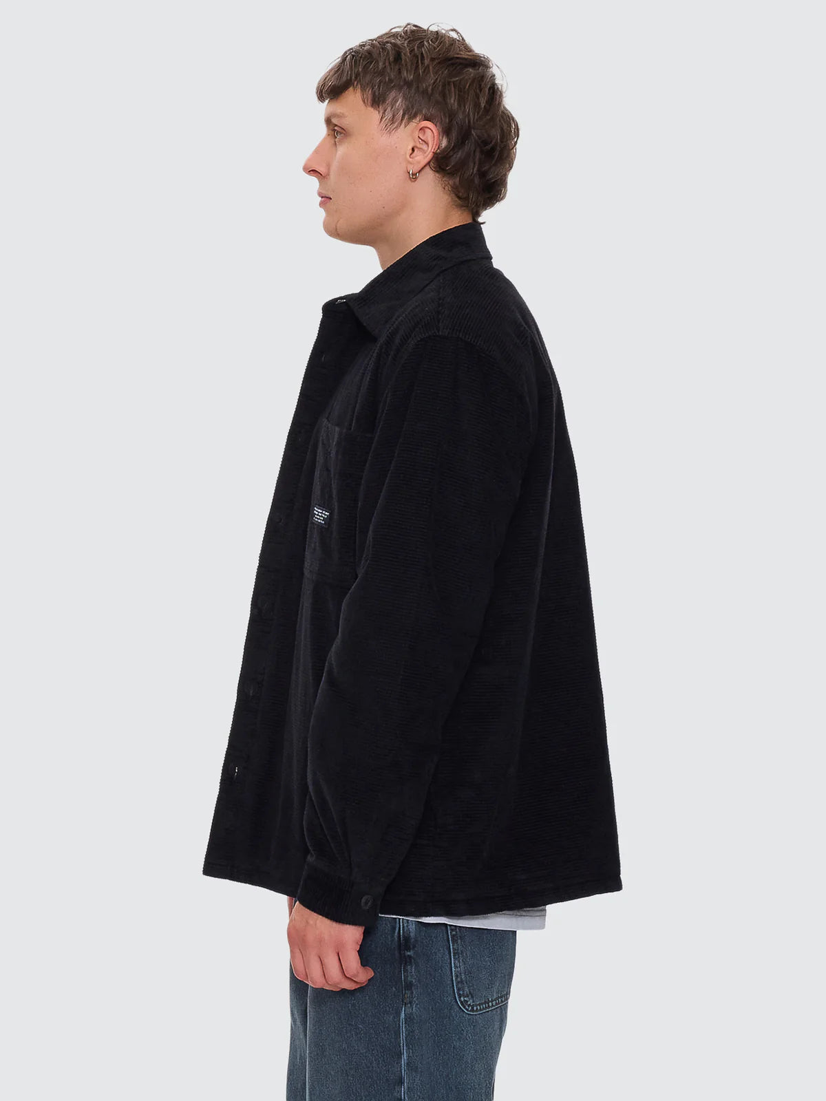 THRILLS // Connected Overshirt BLACK