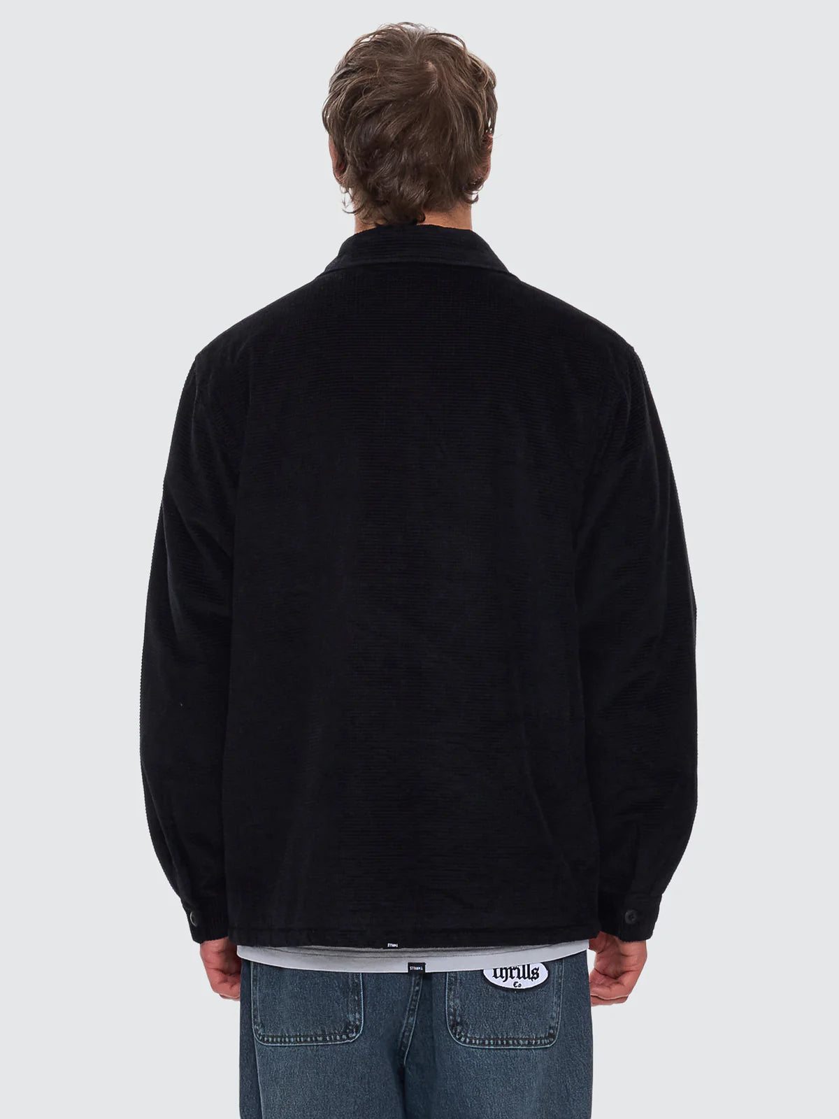 THRILLS // Connected Overshirt BLACK