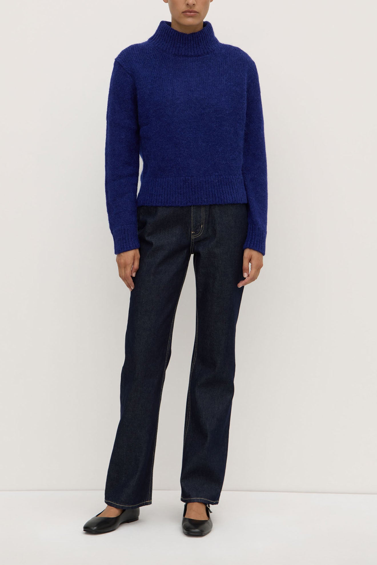 ASSEMBLY LABEL // Cosette Alpaca Wool Blend Knit INK