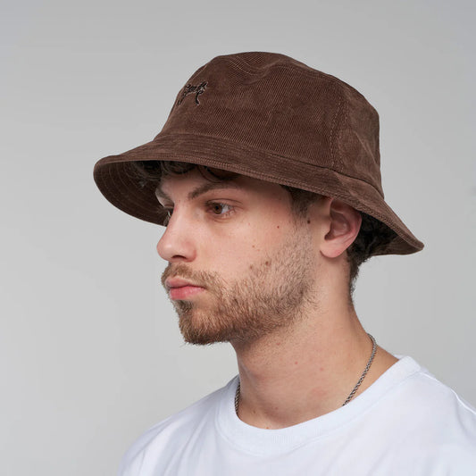 CRATE // Scripted Cord Bucket Hat CHIA