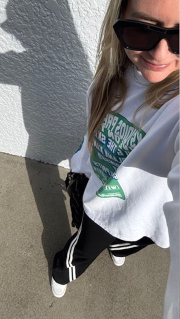 KStuio Boyfriend LS Tee WHITE