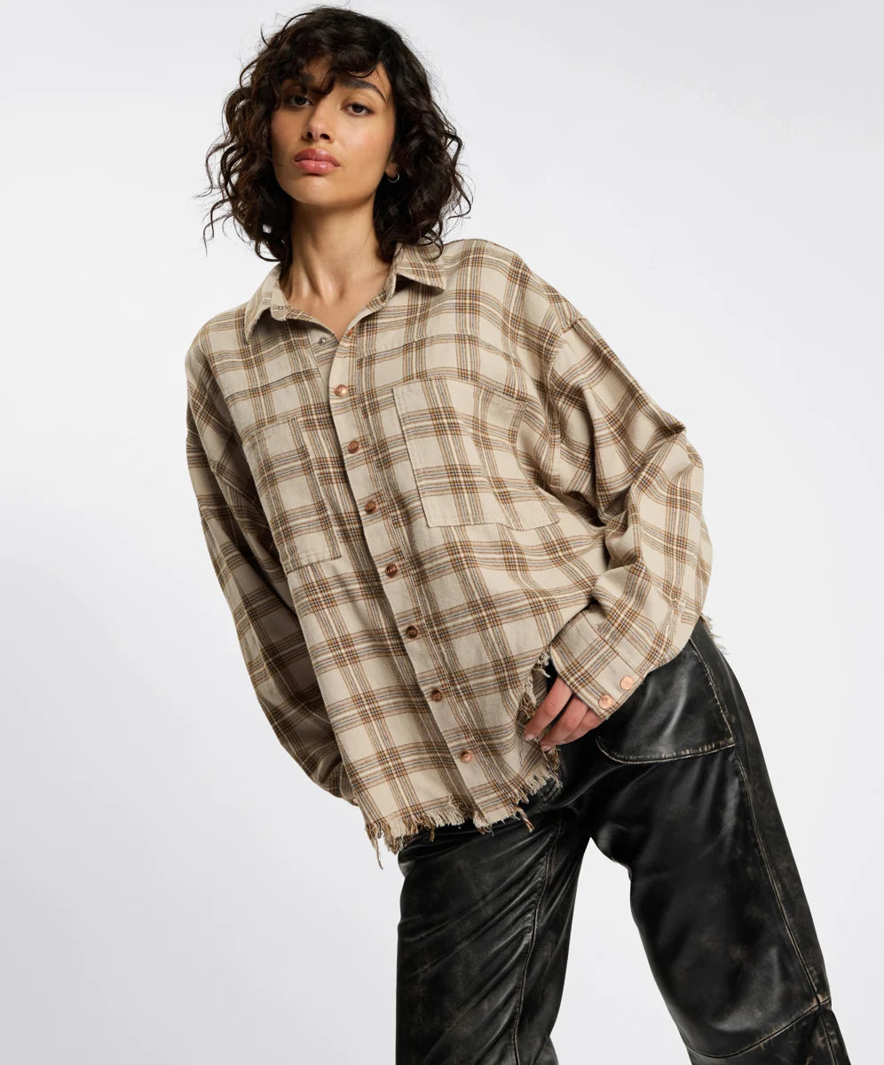 Daria Havana Flannel Shirt CHECK