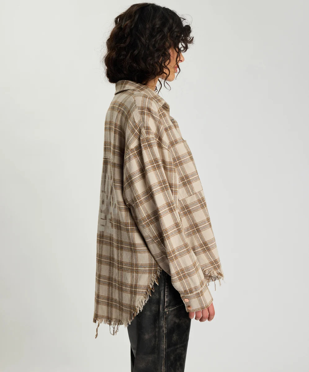 Daria Havana Flannel Shirt CHECK