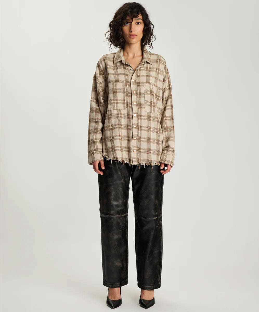Daria Havana Flannel Shirt CHECK