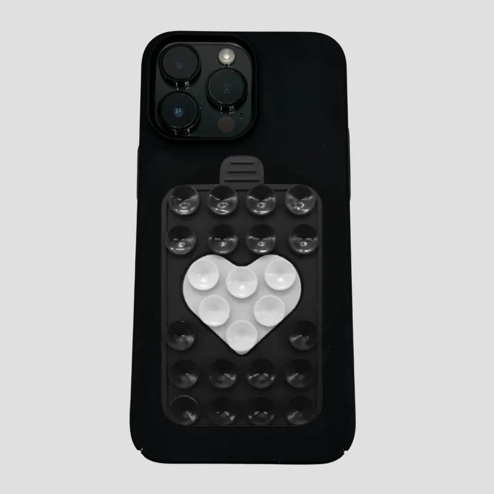 STICKY BESTIE // The Double Heart Bestie BLACK/WHITE