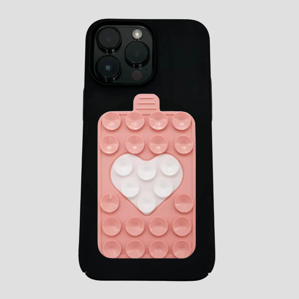 STICKY BESTIE // The Double Heart Bestie LIGHT PINK/WHITE
