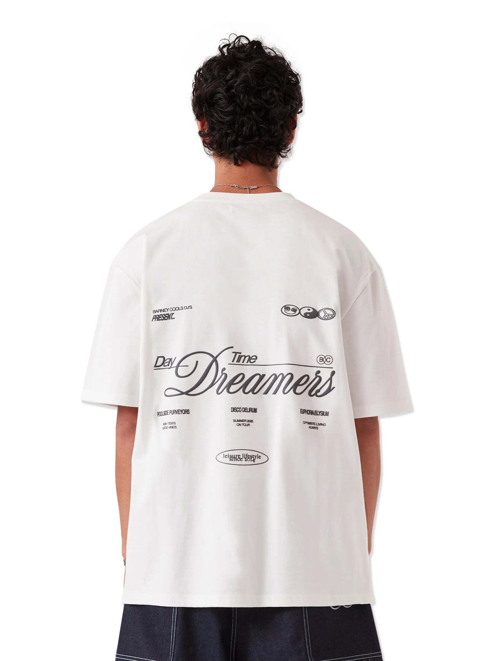 BARNEY COOLS // DTD Tee WHITE