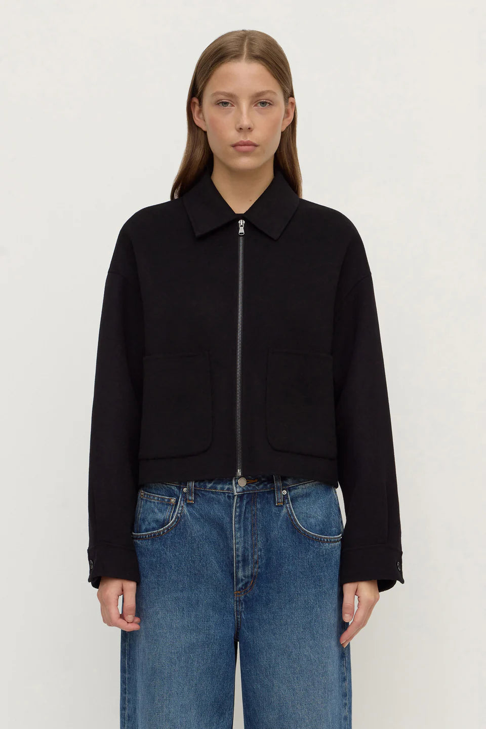 ASSEMBLY LABEL // Dallas Wool Jacket BLACK