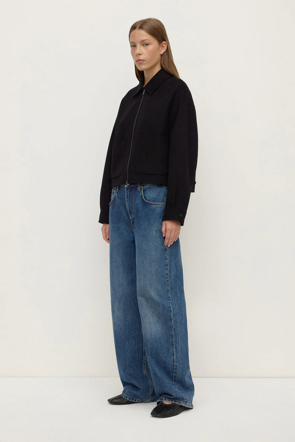 ASSEMBLY LABEL // Dallas Wool Jacket BLACK