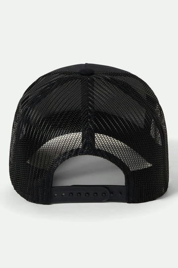 BRIXTON // Danforth C MP Trucker Hat BLACK/BLACK