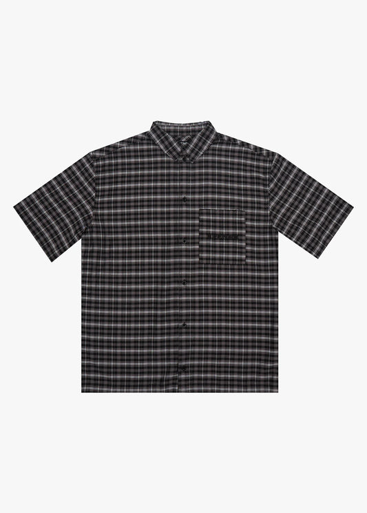 AFENDS // Darkness SS Shirt BLACK CHECK