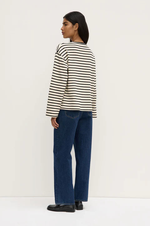 ASSEMBLY LABEL // Devon Jersey Crew INK/WHITE