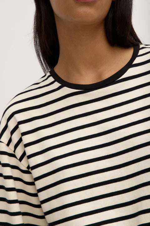 ASSEMBLY LABEL // Devon Jersey Crew INK/WHITE