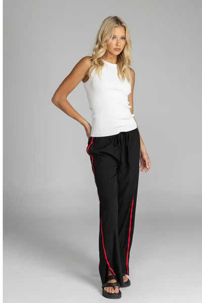 BLAK // Diego Pant BLACK/RED TAPE