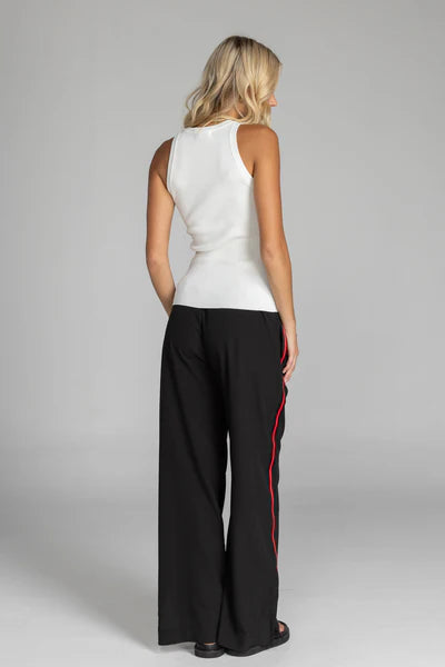 BLAK // Diego Pant BLACK/RED TAPE