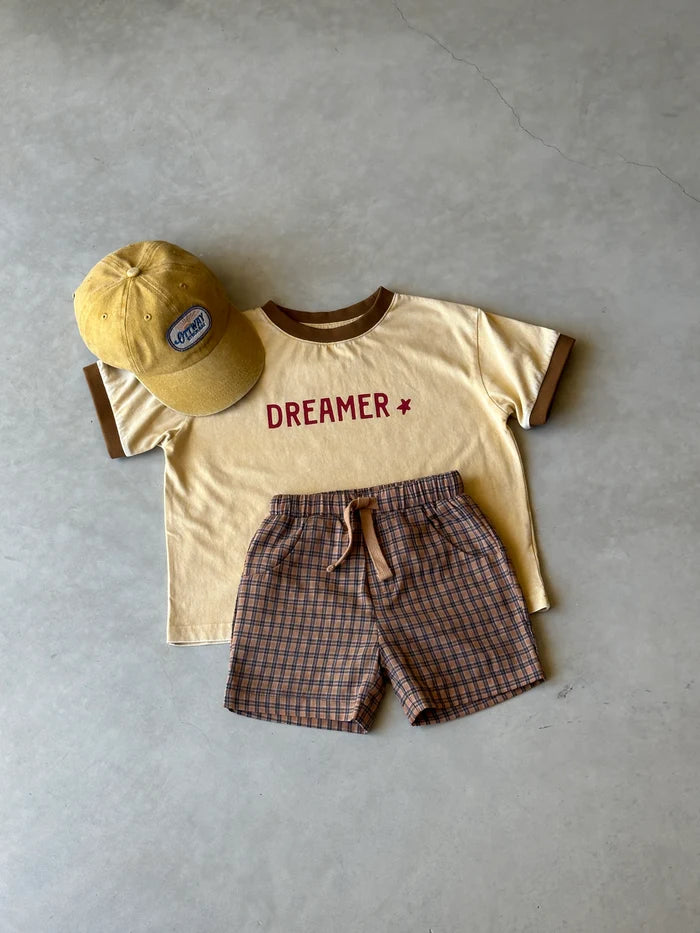 Dreamer Kids Tee SOFT MUSTARD