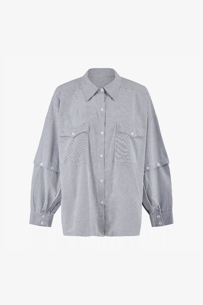 COMMONPLACE // Eastern Shirt BLACK/WHITE