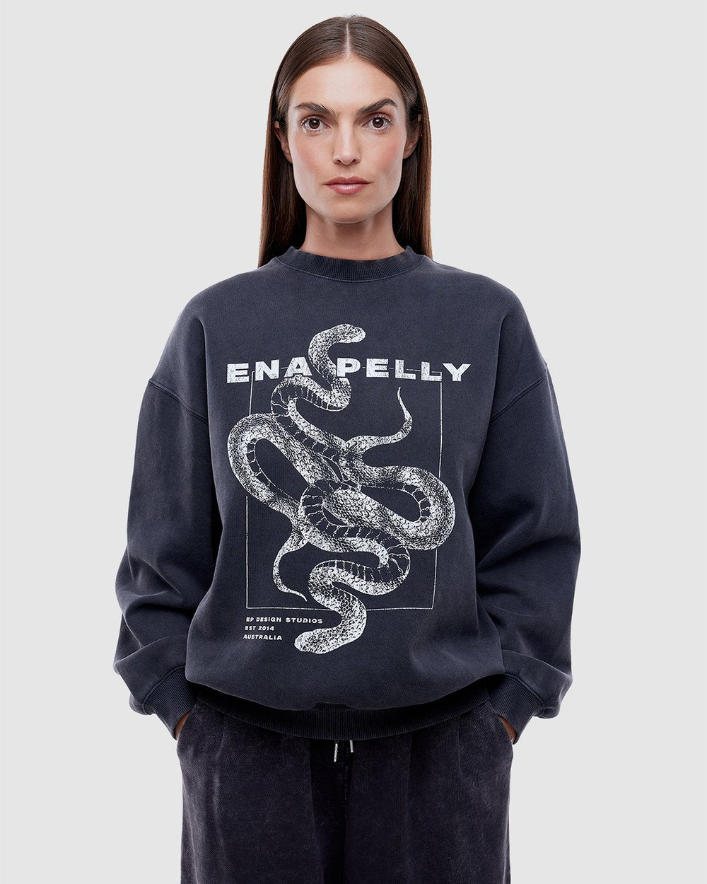 ENA PELLY // Vintage Snake Sweatshirt