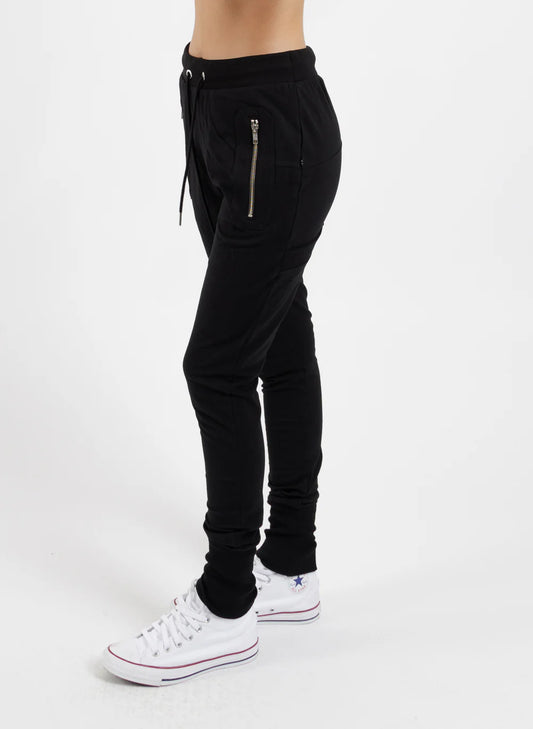 FEDERATION // Escape Trackies Silver Zips BLACK