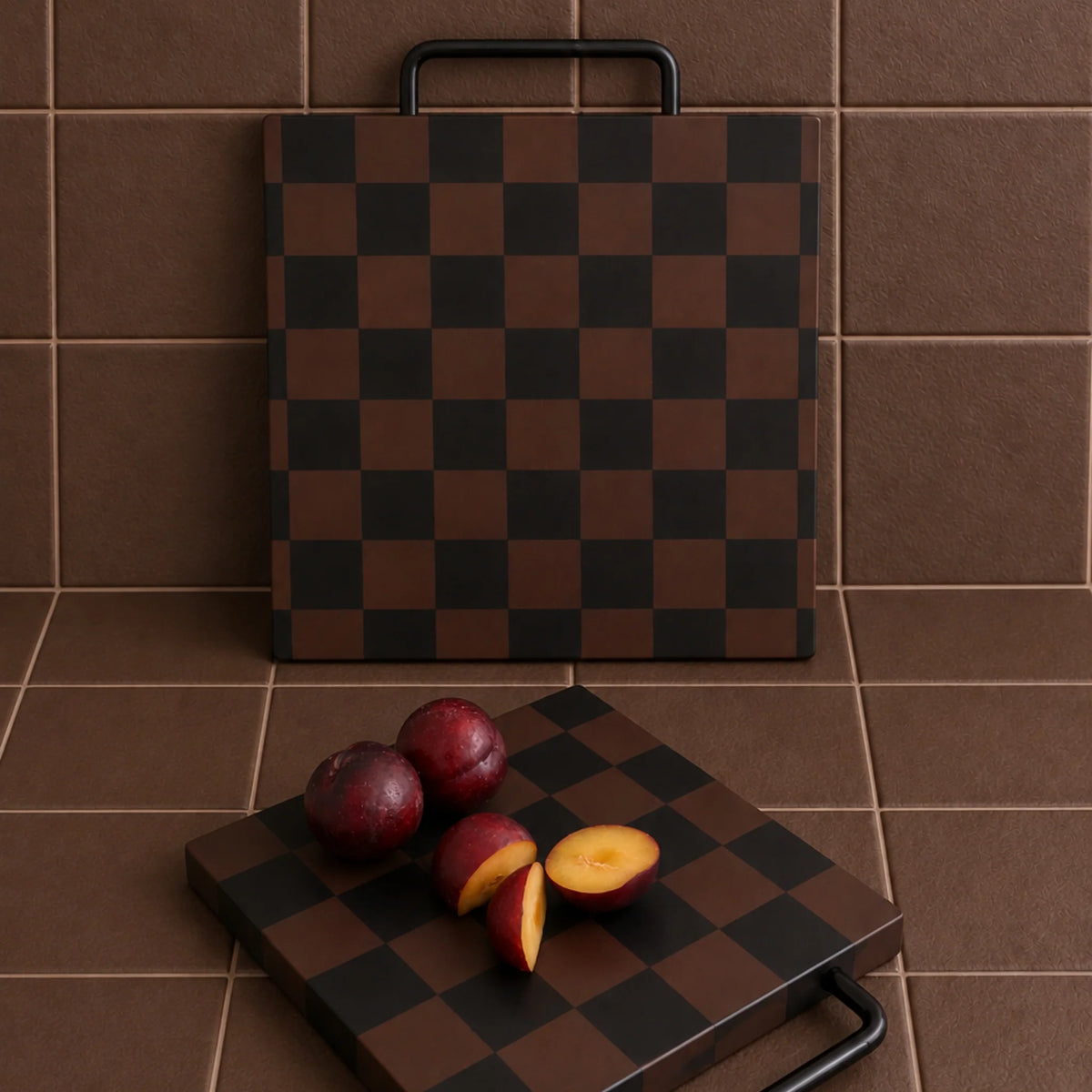 The Daily Chopping Board ESPRESSO CHECK GRANDE
