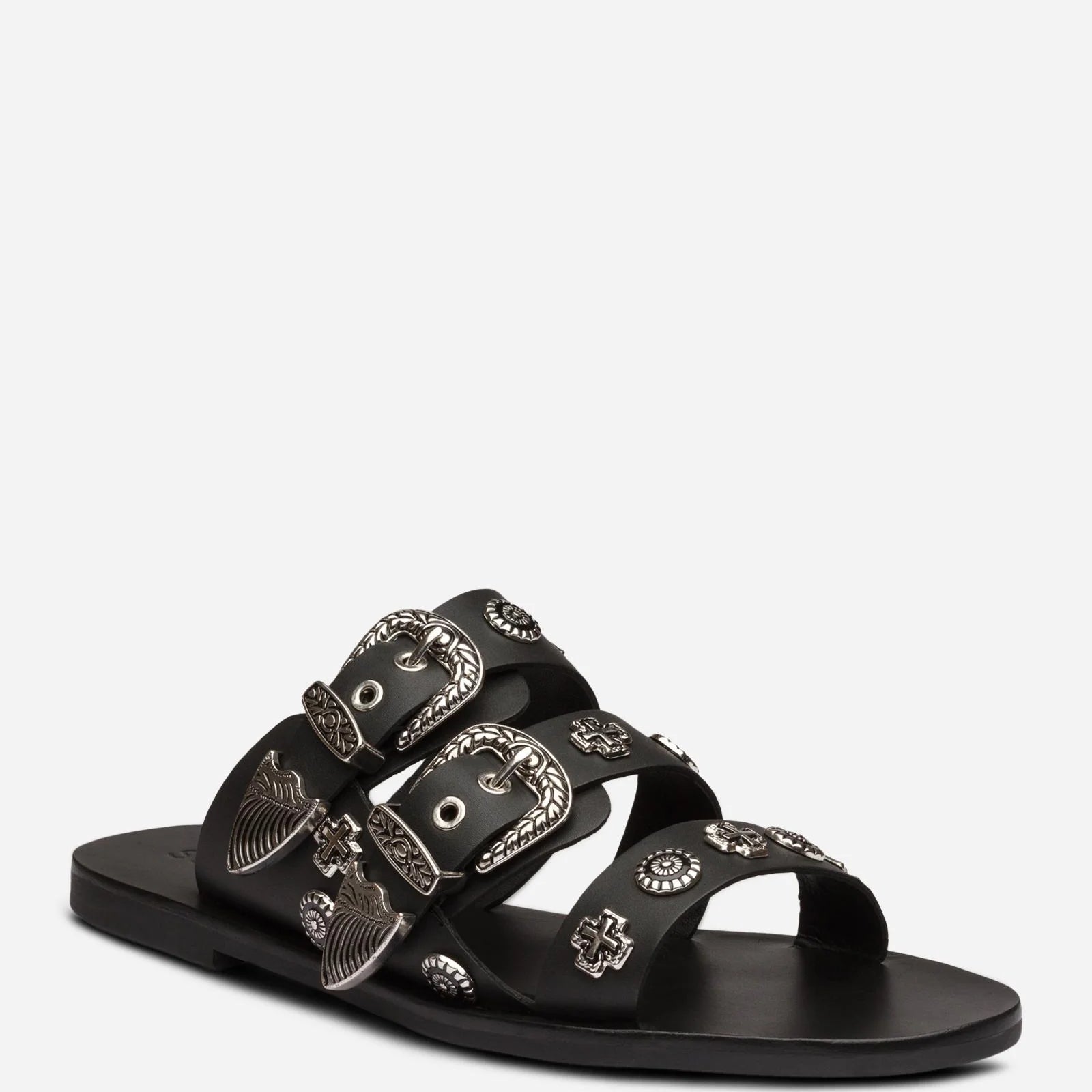 SOL SANA // Eastwood Slide BLACK SILVER