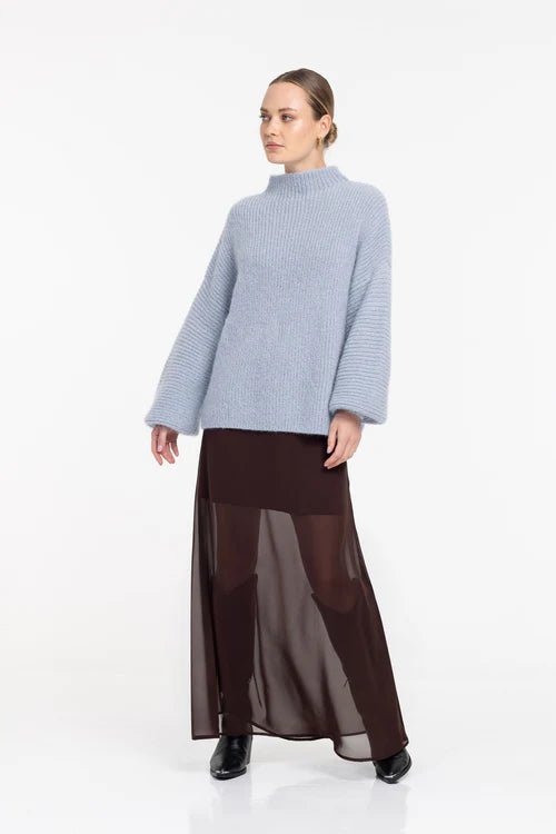 BLAK // Electric Skirt CHOCOLATE