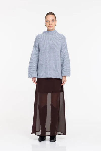 BLAK // Electric Skirt CHOCOLATE