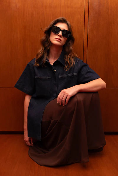 BLAK // Electric Skirt CHOCOLATE