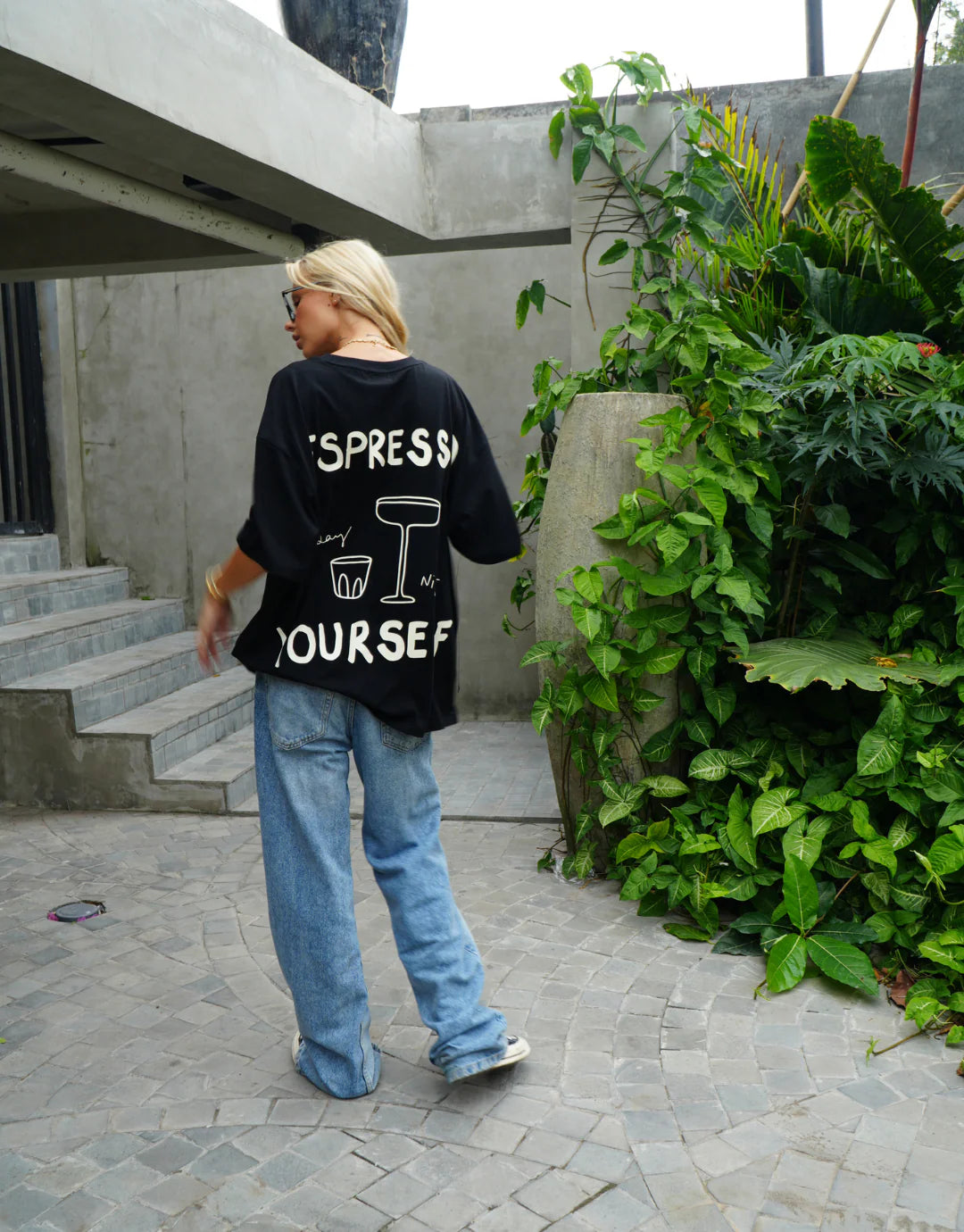 LUNA LANE // Espresso Club Tee BLACK