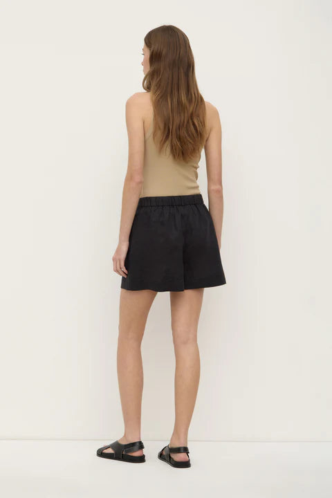 Everyday Linen Short BLACK